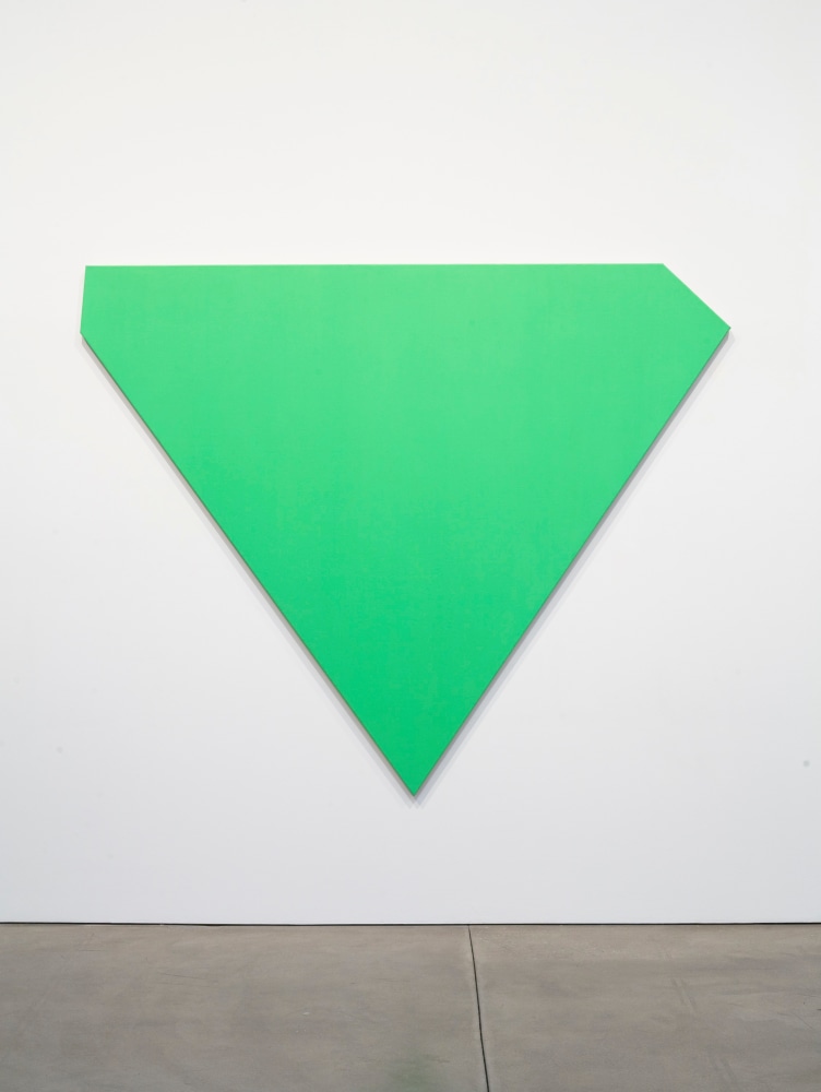 Ellsworth Kelly "Green Panel" 1980 Oil on canvas 72 x 88 in.