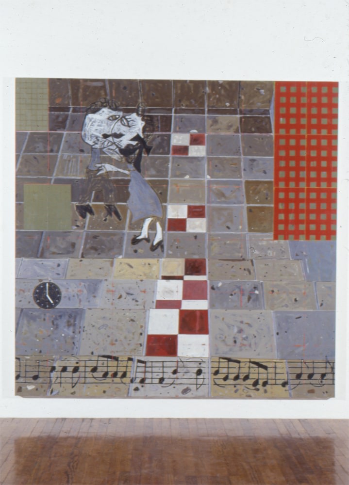 Jennifer Bartlett &quot;Five A.M.&quot; 1991-92 Oil on canvas 7' x 7'