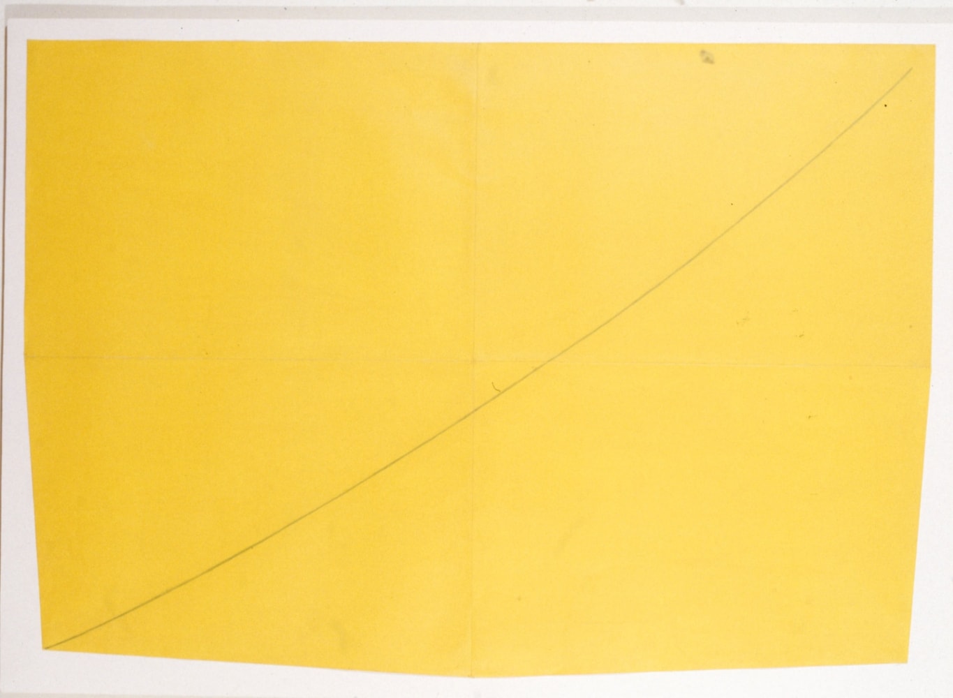 Robert Mangold &quot;Green Ellipse/Gray Frame&quot; 1989 Acrylic and pencil on canvas panel 1: 68 3/4&quot; x 66 1/8&quot; panel 2: 69 1/8&quot; x 66 3/4&quot; overall: 69 1/8&quot; x 133&quot;