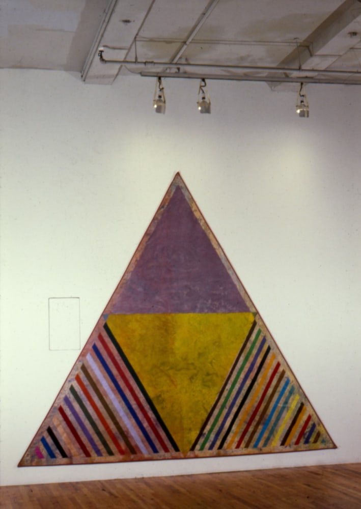 Alan Shields &quot;Cat Nip Tabs&quot; 1979-80 Acrylic, thread, canvas 9'9&quot; x 11'2&quot;