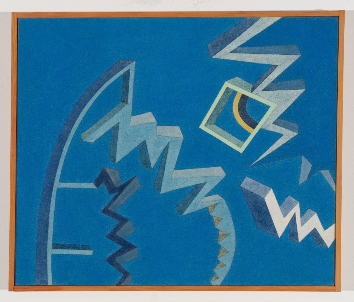 Leonard Contino Dilemma, 1994 acrylic on canvas frame: 21 x 25 x 1 1/2 in. (53.3 x 63.5 x 3.8 cm)