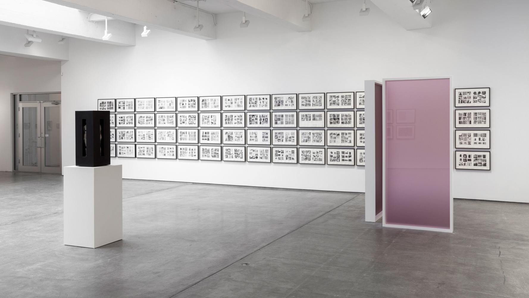Installation view, Sol LeWitt and Liz Deschenes, September 8 – October 8, 2016