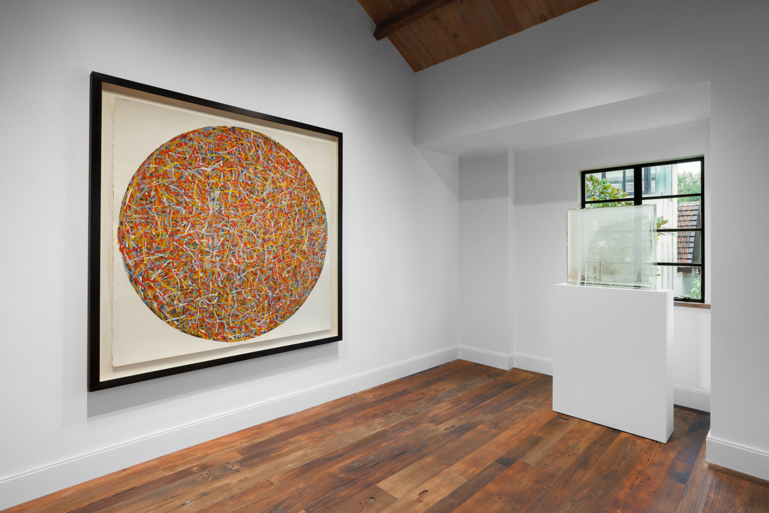 Installation view, Resonance: A Group Exhibition, Paula Cooper Gallery’s special project at No. 30 Yuhua New Village, Shanghai, November 6 - December 26, 2024. Courtesy Paula Cooper Gallery. Photo: LING