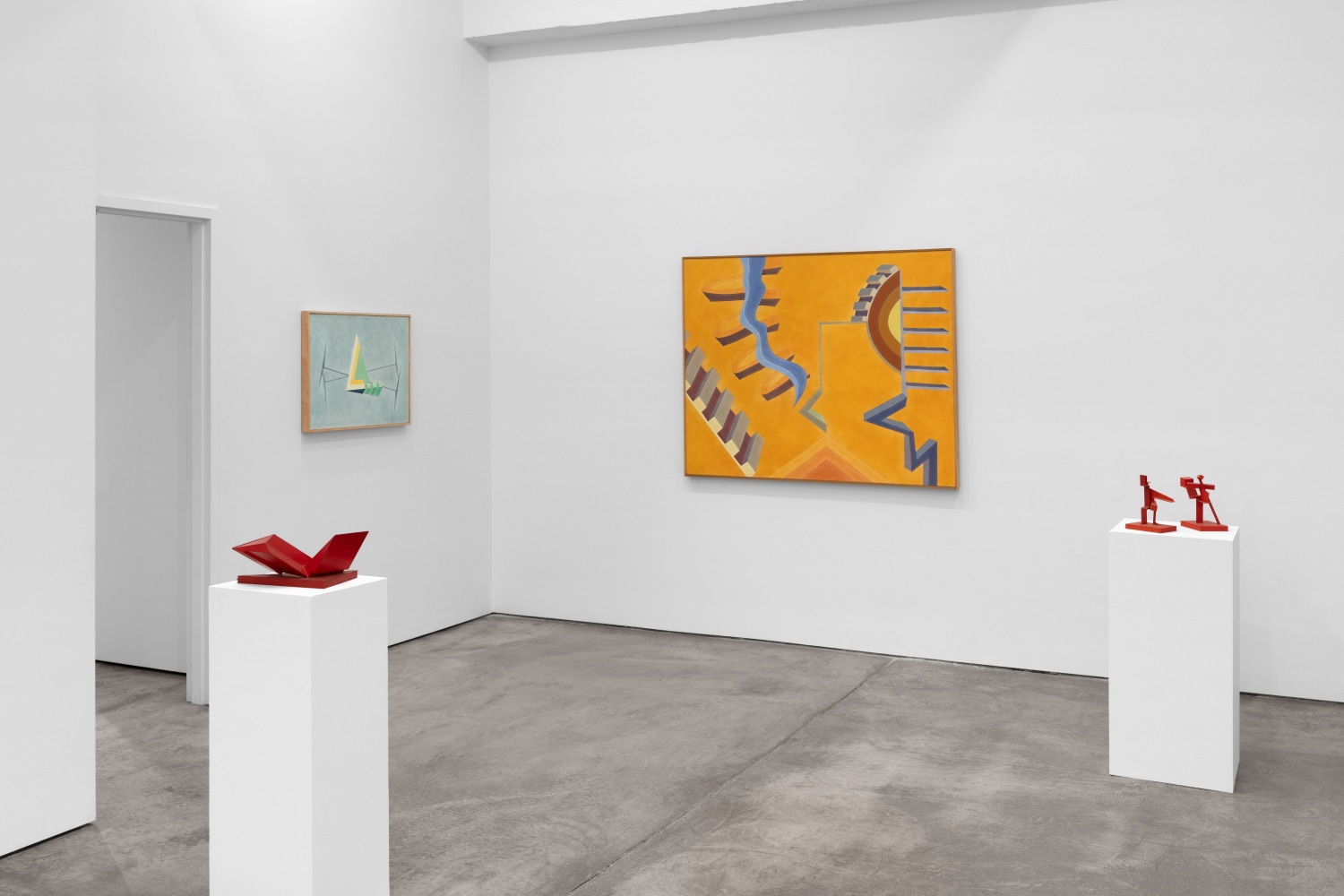 Installation view, Mark di Suvero and Leonard Contino, October 22 – November 28, 2020