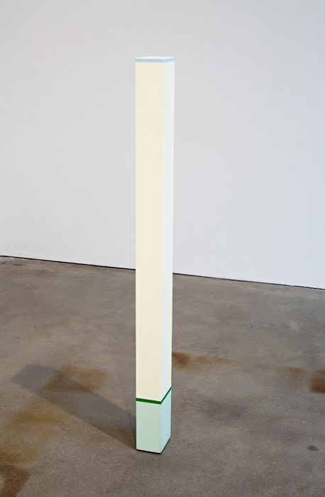 Anne Truitt "Breeze" 1978 Acrylic on wood 60 1/4 x 5 1/2 x 4 in.