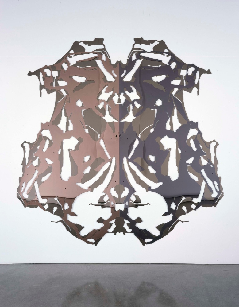 Kelly Walker 2004 Mirrored acrylic / four panels 85 1/4 x 84 3/4 in.