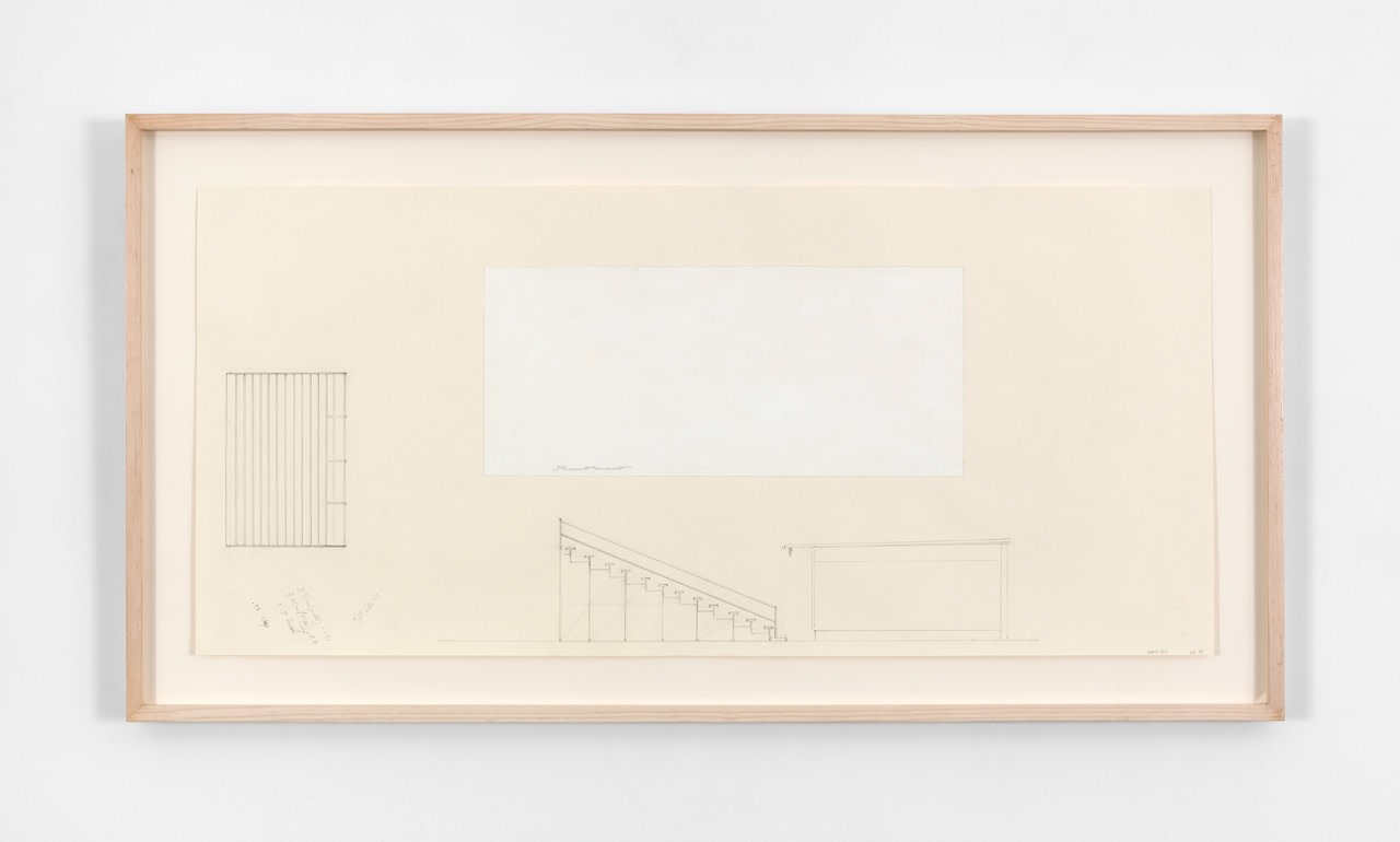 Dan Walsh "Project Rampe 003" 1999 Ink and acrylic on paper 18 x 39"