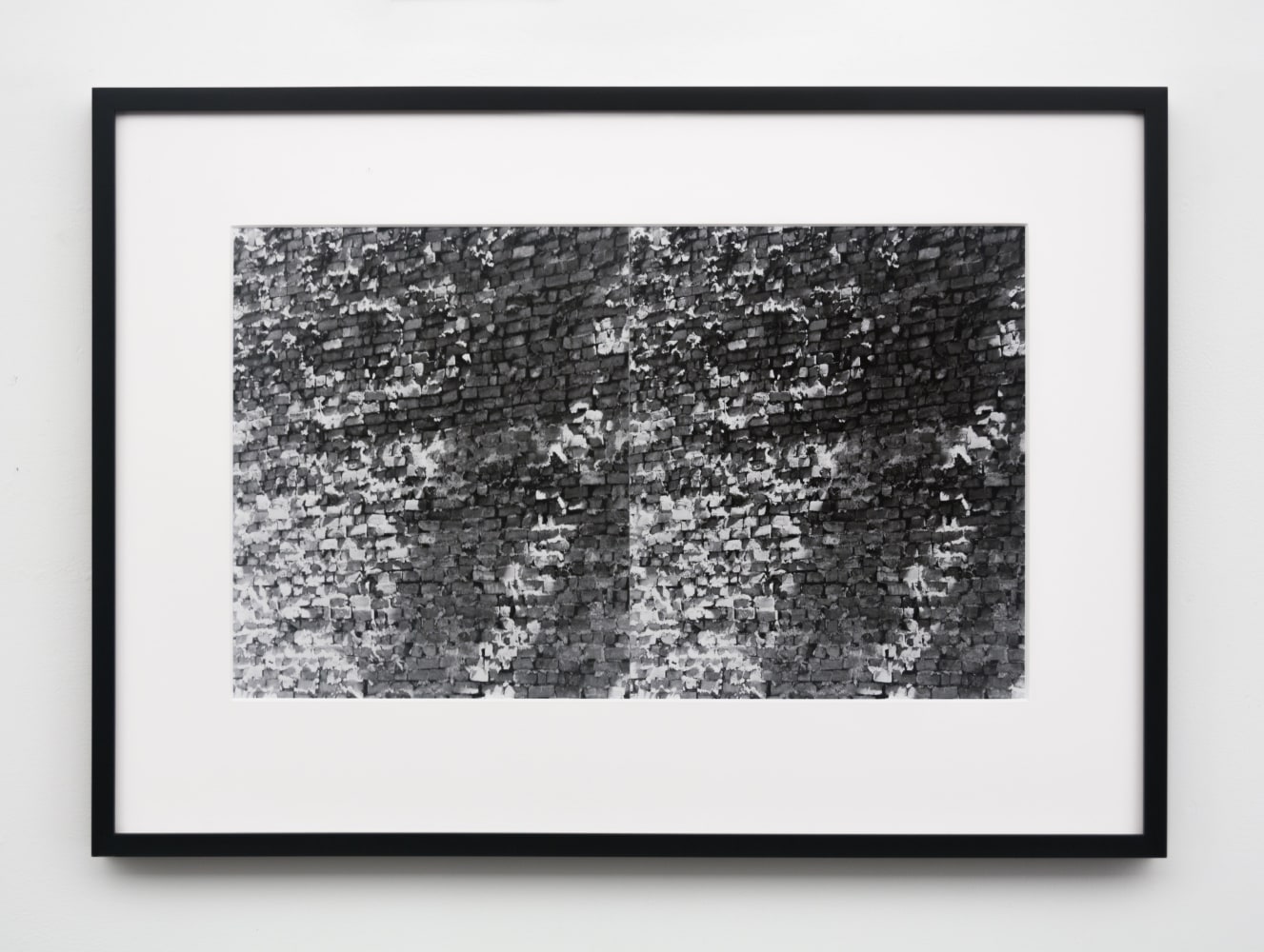 Brick Wall, (detail), 1977/2010 Sixteen digital exhibition prints each board 14.5 x 23 1/2 in. (36.8 x 59.7 cm) image: 10 5/8 x 17 11/16 in. (27 x 44.9 cm) framed each: 16 3/4 x 23 3/8 x 1 1/4 in. (42.5 x 59.4 x 3.2 cm)