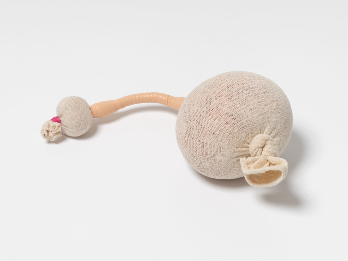 Veronica Ryan Rites in Saying Goodbye, 2024 himalayan salt, plaster bandage, and cotton stockinette bandage 5 1/2 x 18 1/2 x 6  in. (14 x 47 x 15.2 cm)