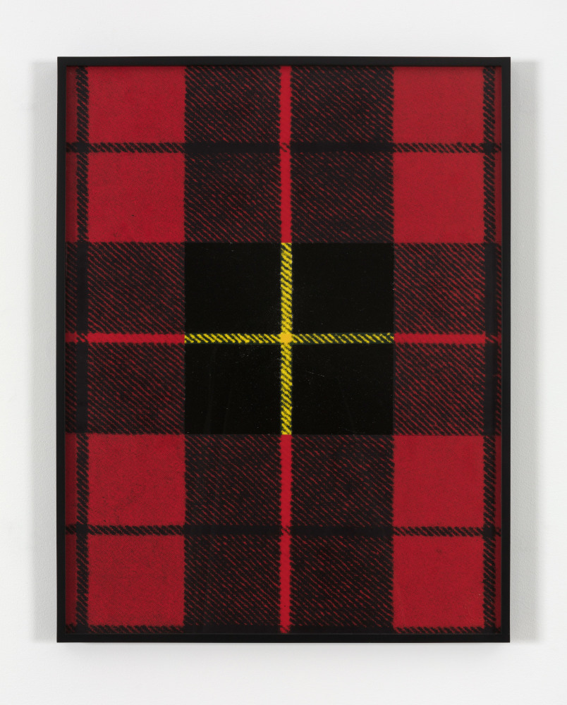 Sarah Charlesworth Wallace, 1982-1983 black and white print, mounted with color adhesives and lacquered frame frame: 33 1/4 x 25 3/4 x 1 1/2 in. (81.9 x 65.4 x 3.8 cm) Edition 2 of 3, + 1 AP