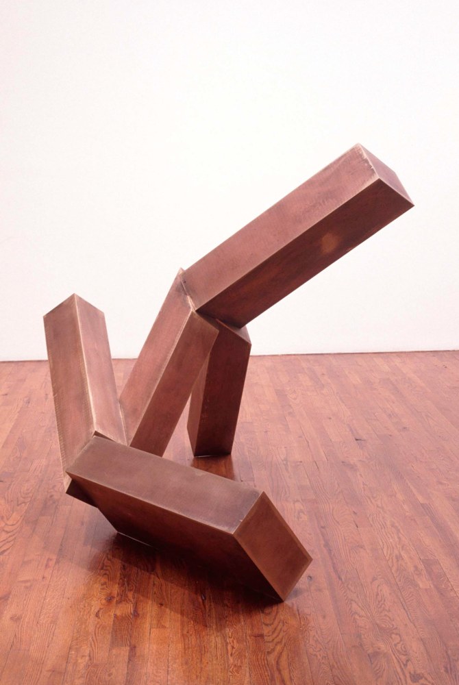 Joel Shapiro &quot;Untitled&quot; 1988 Cast bronze 56&quot; x 68&quot; x 60&quot;