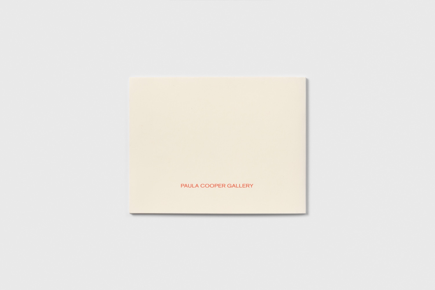 Donald Judd Back Cover