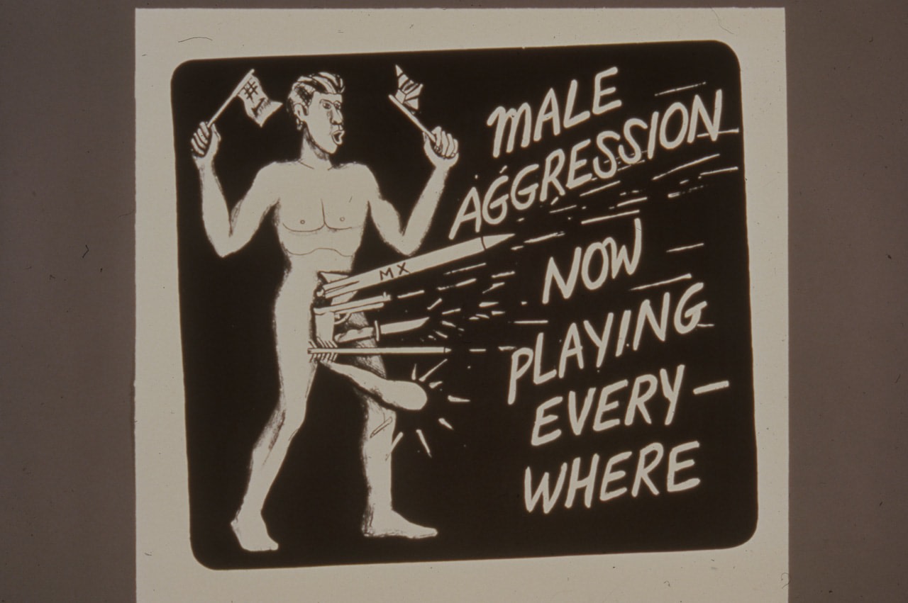 Jonathan Borofsky &quot;Male Aggression at 2,978,803&quot; 1986 1 color screenprint (black version) printed on Arches Cover paper 42 1/2&quot; x 46&quot;