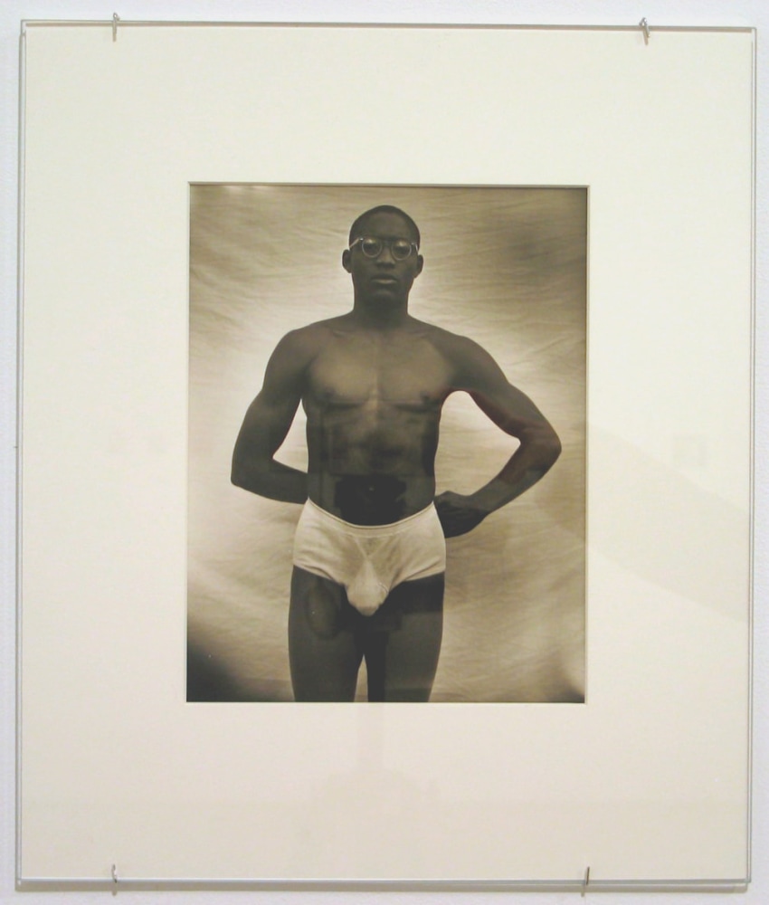 Arnie Zane "Untitled (Bill, torso)" 1974 Gelatin silver print 9 1/2 x 7 1/4 in.