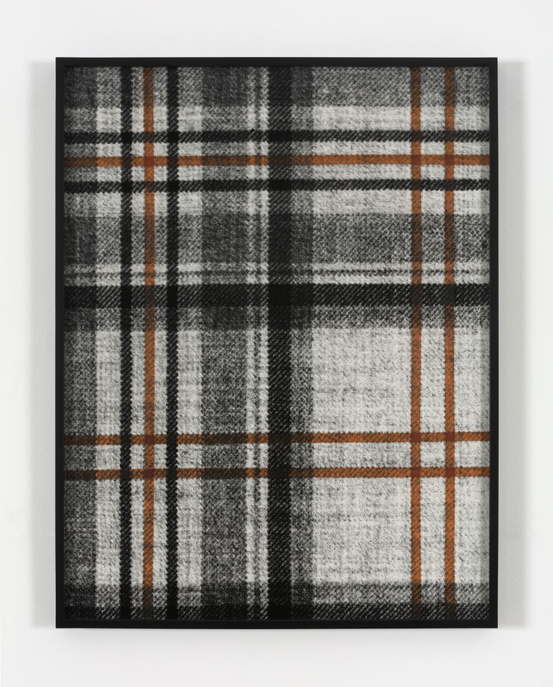 Sarah Charlesworth, Balmoral, 1982-1983 black and white print, mounted with color adhesives and lacquered frame