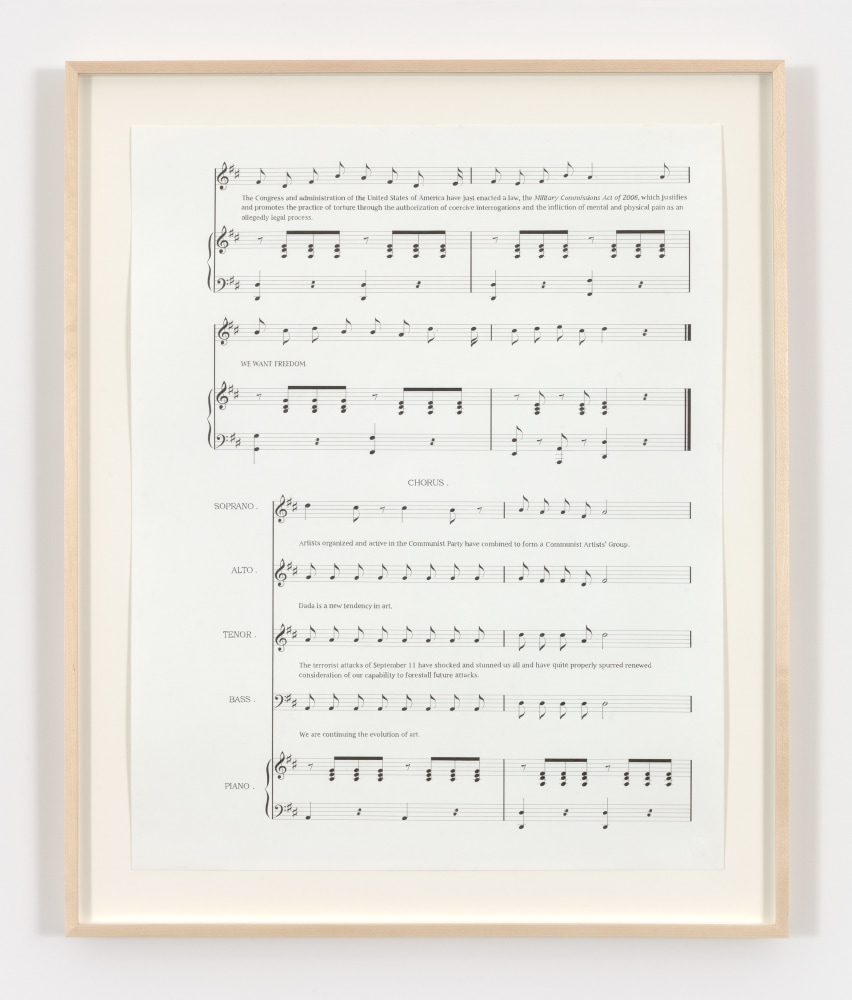 Notes on Social Justice: Dey's All Put on De Blue, (detail), (1880), 2013 ink on 4 sheets of Strathmore Bristol 29 x 23 in. (73.7 x 58.4 cm) frame: 32 x 26 x 1 1/2 in. (81.3 x 66 x 3.8 cm)