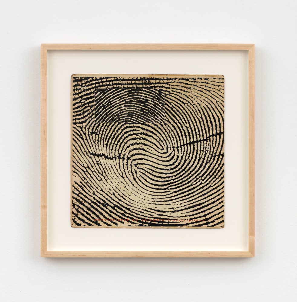 Christian Marclay Untitled (from the series ‘Imaginary Records’), 1997 altered record album cover image: 12 1/4 x 12 1/4 in. (31.1 x 31.1 cm), frame: 17 x 17 x 1 1/2 in. (43.2 x 43.2 x 3.8 cm)