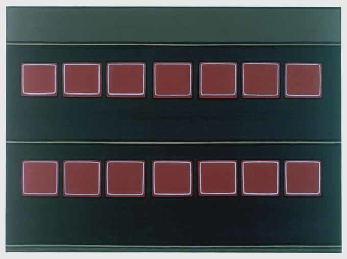 Dan Walsh "In-House" 2003 Acrylic on canvas 66 x 90 in