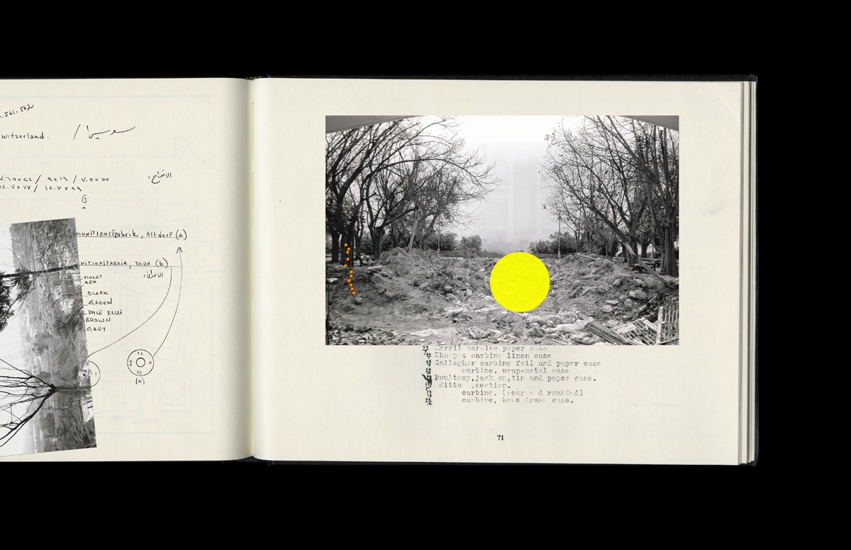 Walid Raad "Let's Be Honest, The Weather Helped (Swiss)" 1984-2007 Archival color inkjet print 18 1/4 x 28 1/4 in.