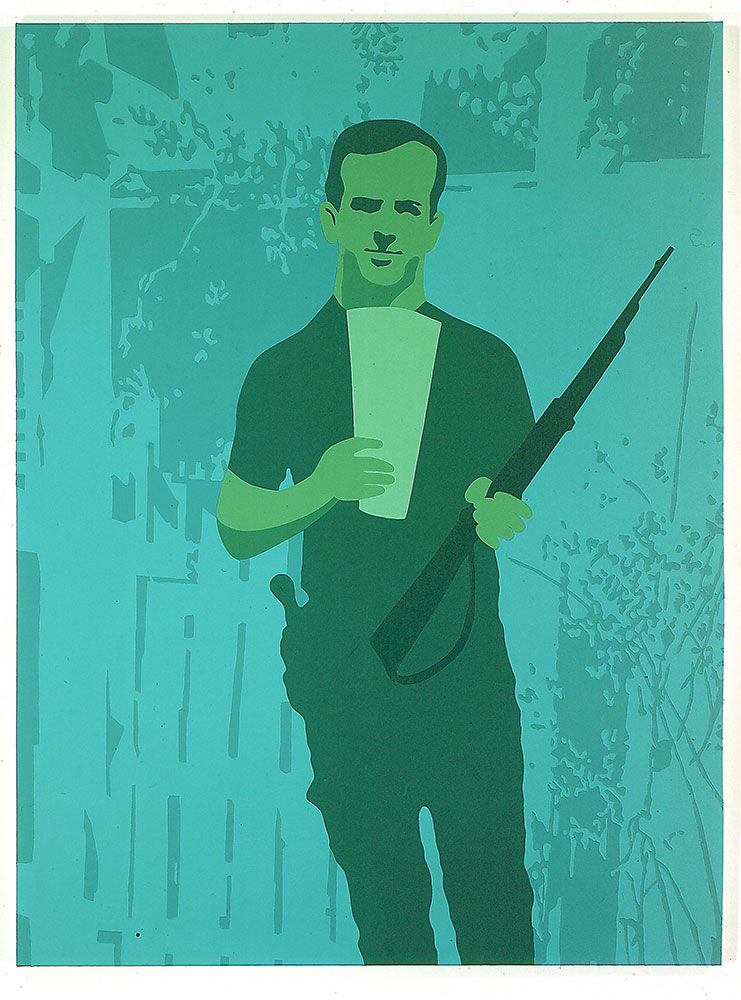 Wayne Gonzales &quot;Untitled&quot; 2001 Acrylic on canvas 100 x 76 in.