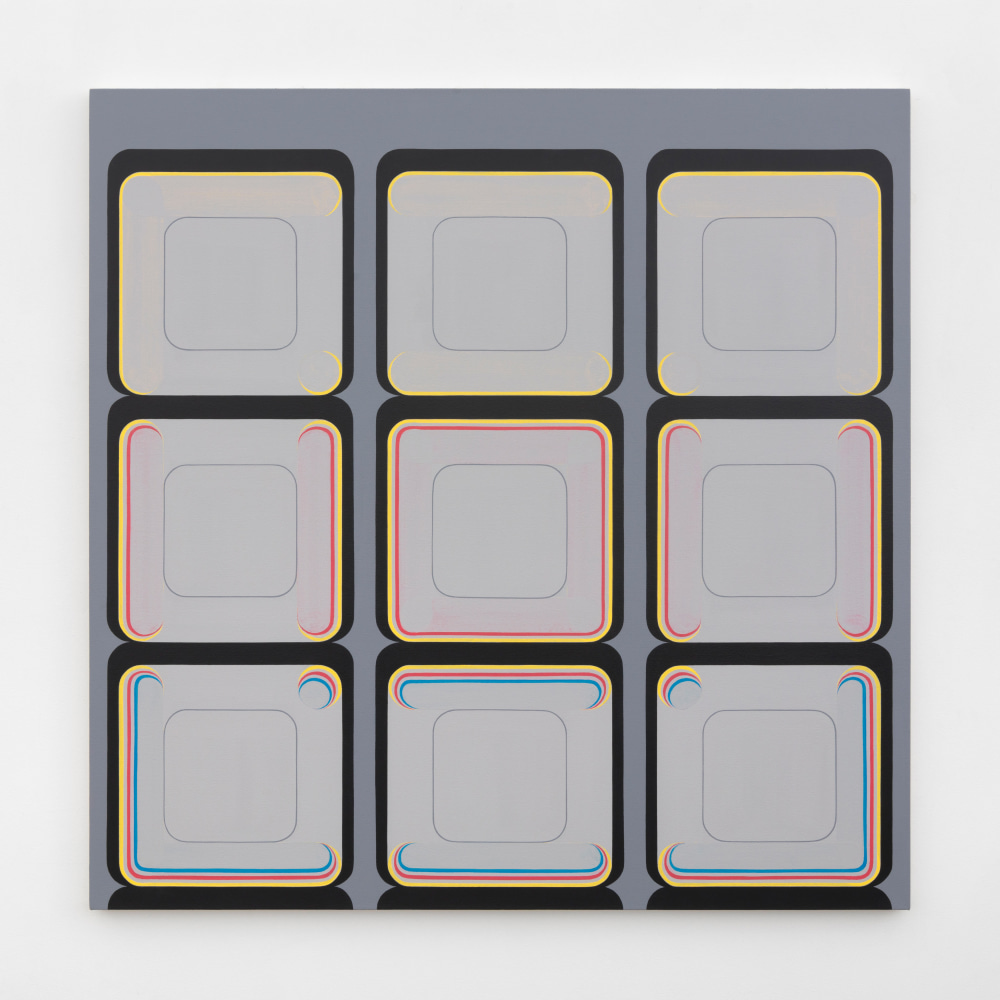 Dan Walsh Channel, 2020 acrylic on canvas 55 x 55 in. (139.7 x 139.7 cm)