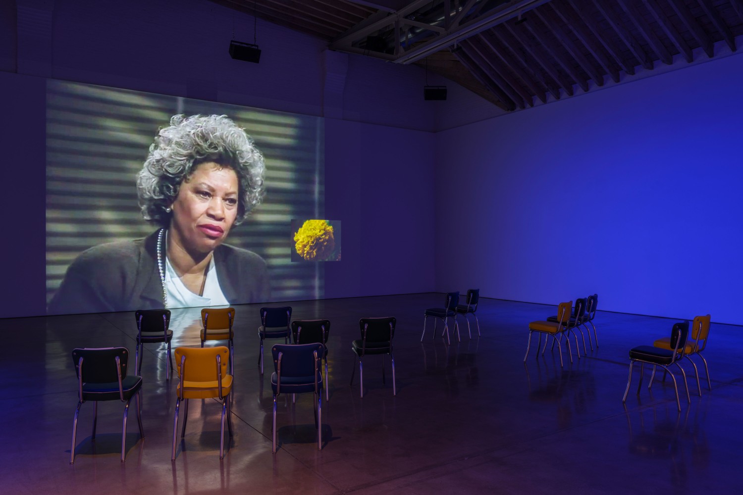 Installation view, Ja'Tovia Gary, You Smell Like Outside..., Paula Cooper Gallery, February 11 – March 11, 2023.