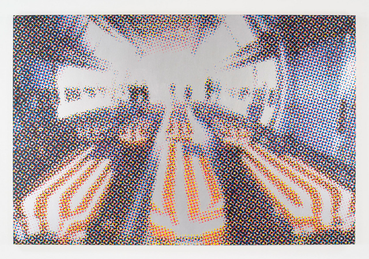 Wayne Gonzales "Untitled" 2007 Acrylic on canvas 50 x 75 in.