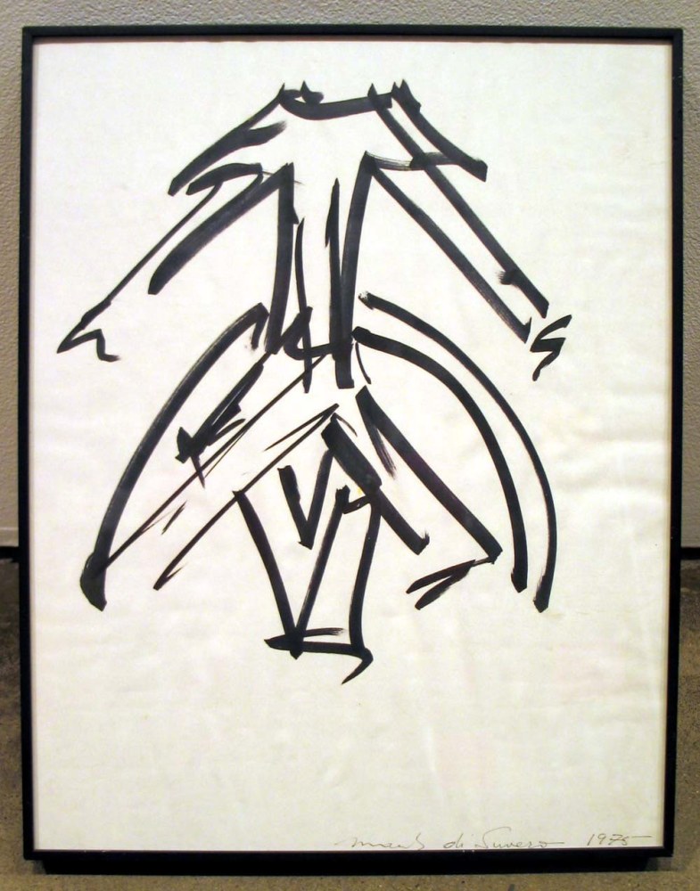 Mark di Suvero "Untitled" 1975 Marker on paper 14 1/8 x 11 1/8 in.