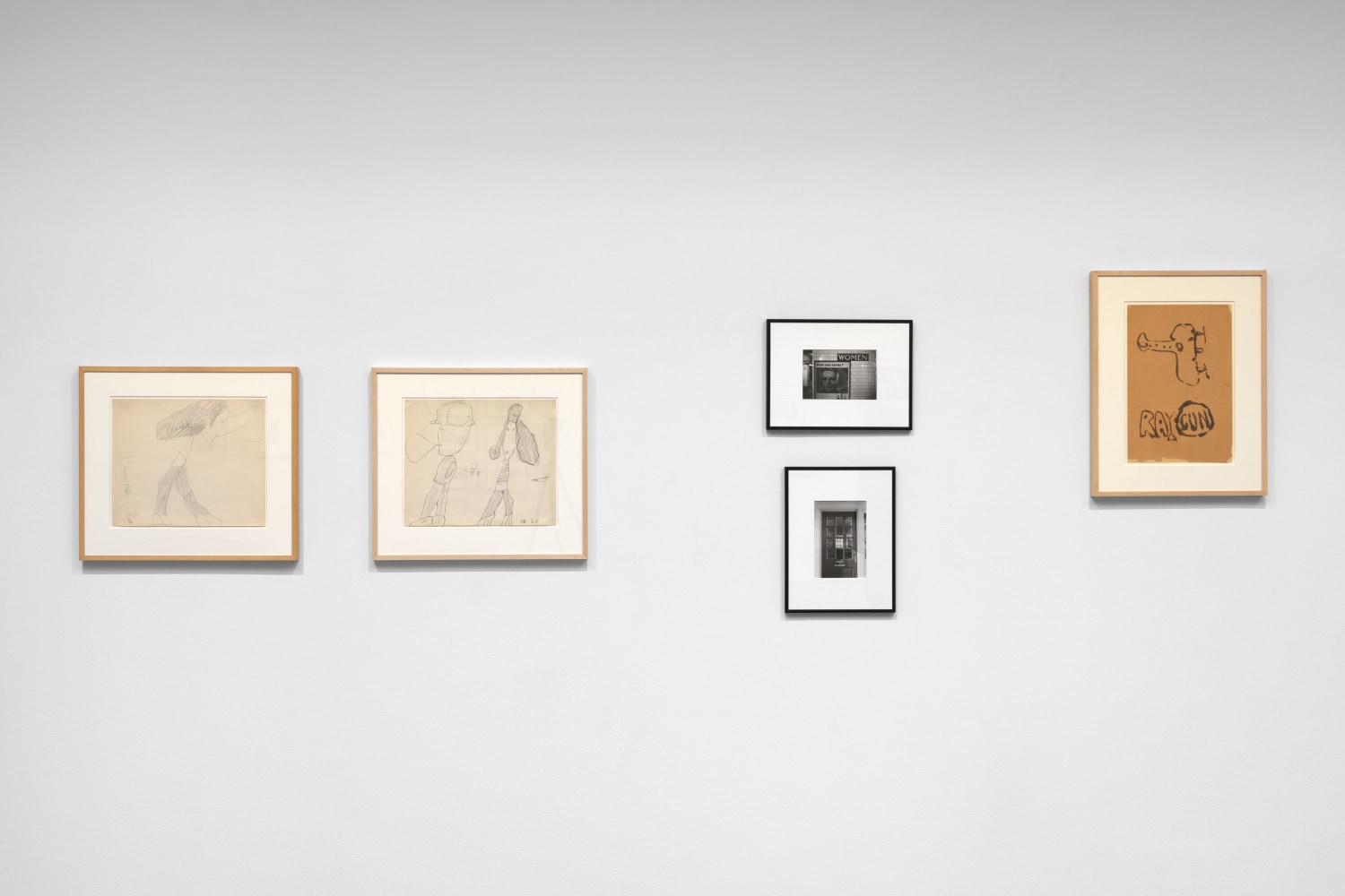 Installation view, Peter Moore & Claes Oldenburg New York Streets & Signs, Paula Cooper Gallery, New York, April 17 – June 14, 2025. Courtesy Paula Cooper Gallery, New York. Photo: Steven Probert