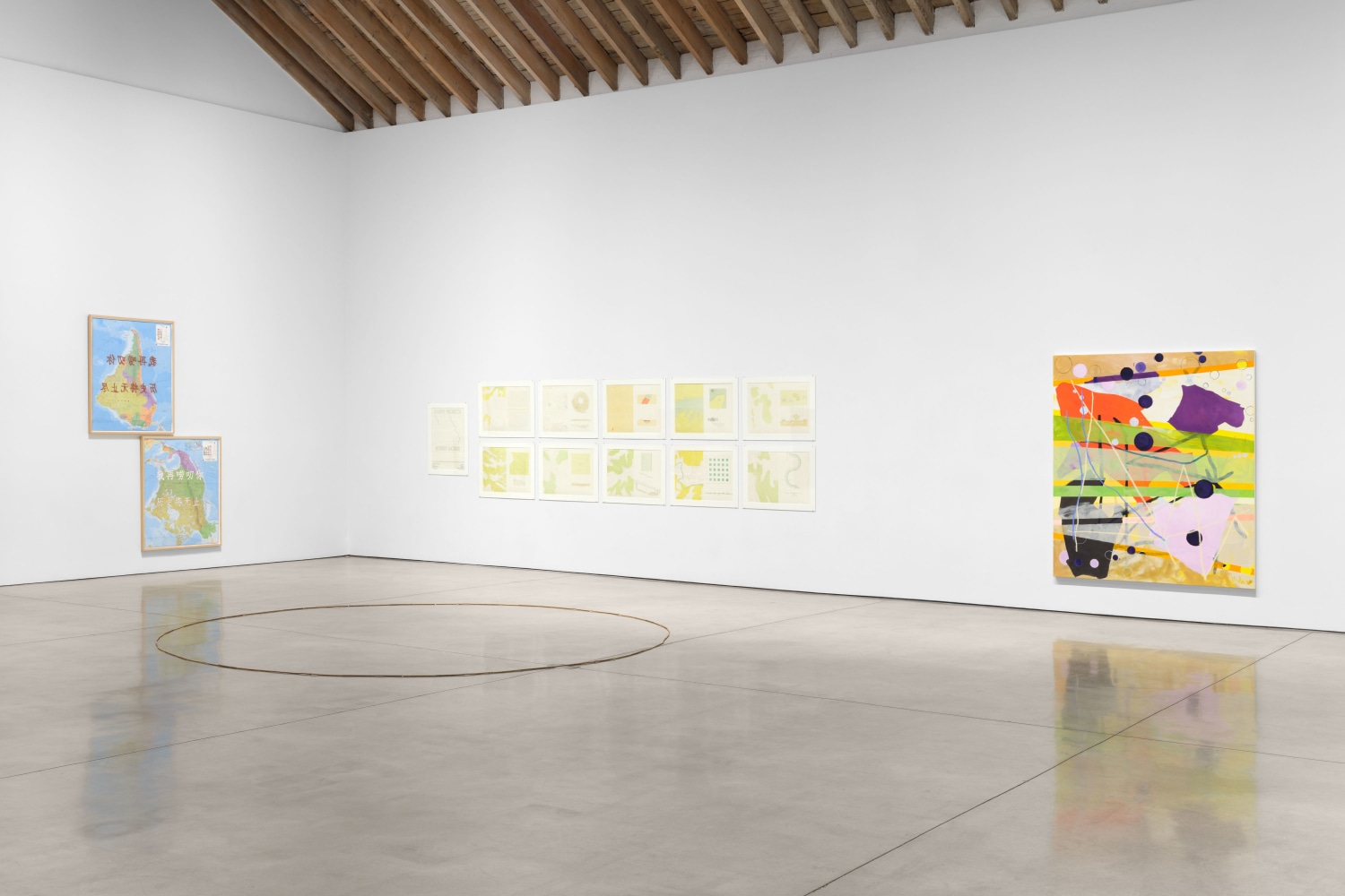 Installation view, Borderline: A Group Exhibition, Paula Cooper Gallery, New York, July 8 – August 8, 2025. Courtesy Paula Cooper Gallery, New York. Photo: Steven Probert