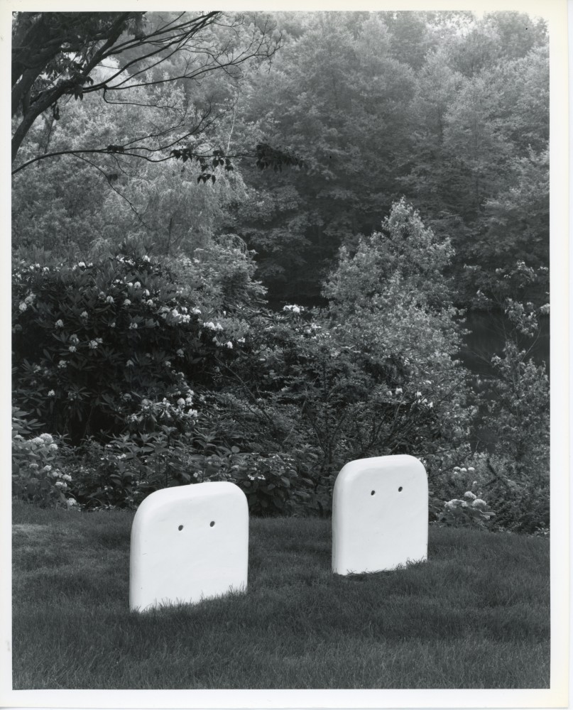 Robert Gober &quot;Two Partially Buried Sinks&quot; 1986-87 Cast iron and enamel 39&quot; x 120&quot; x 72&quot;