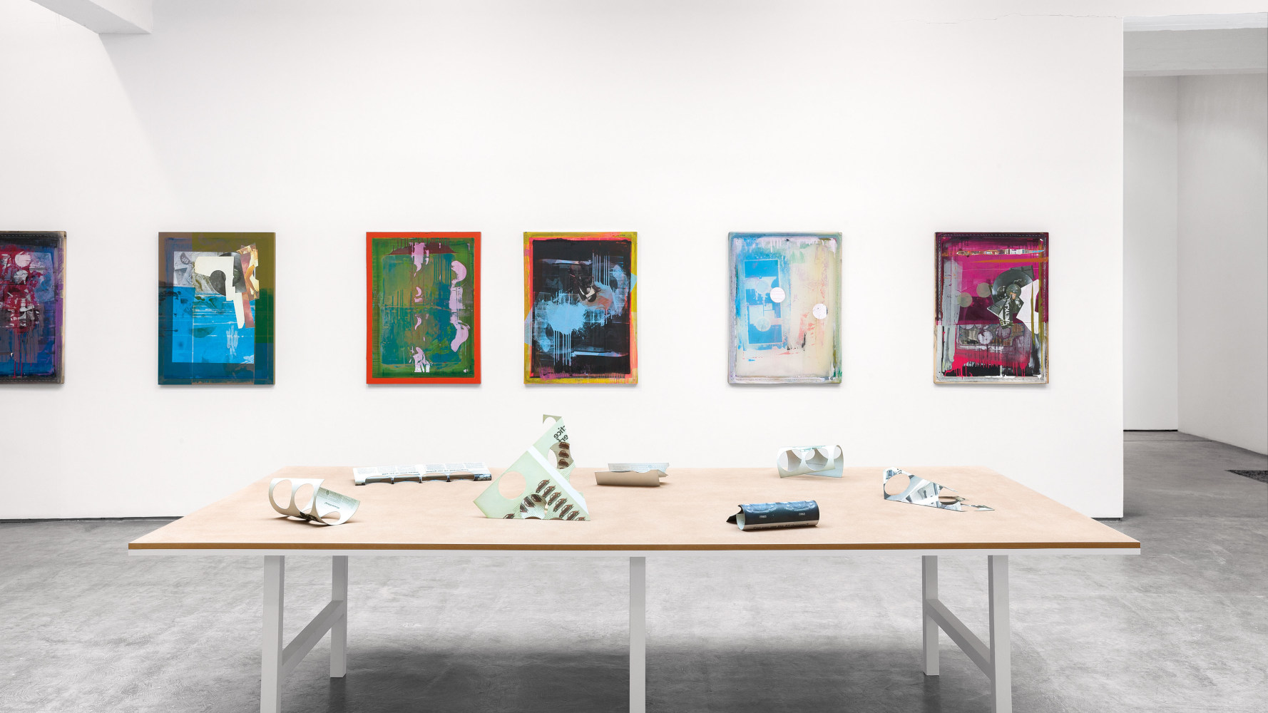 Installation view, Kelley Walker, February 22 – March 29, 2014