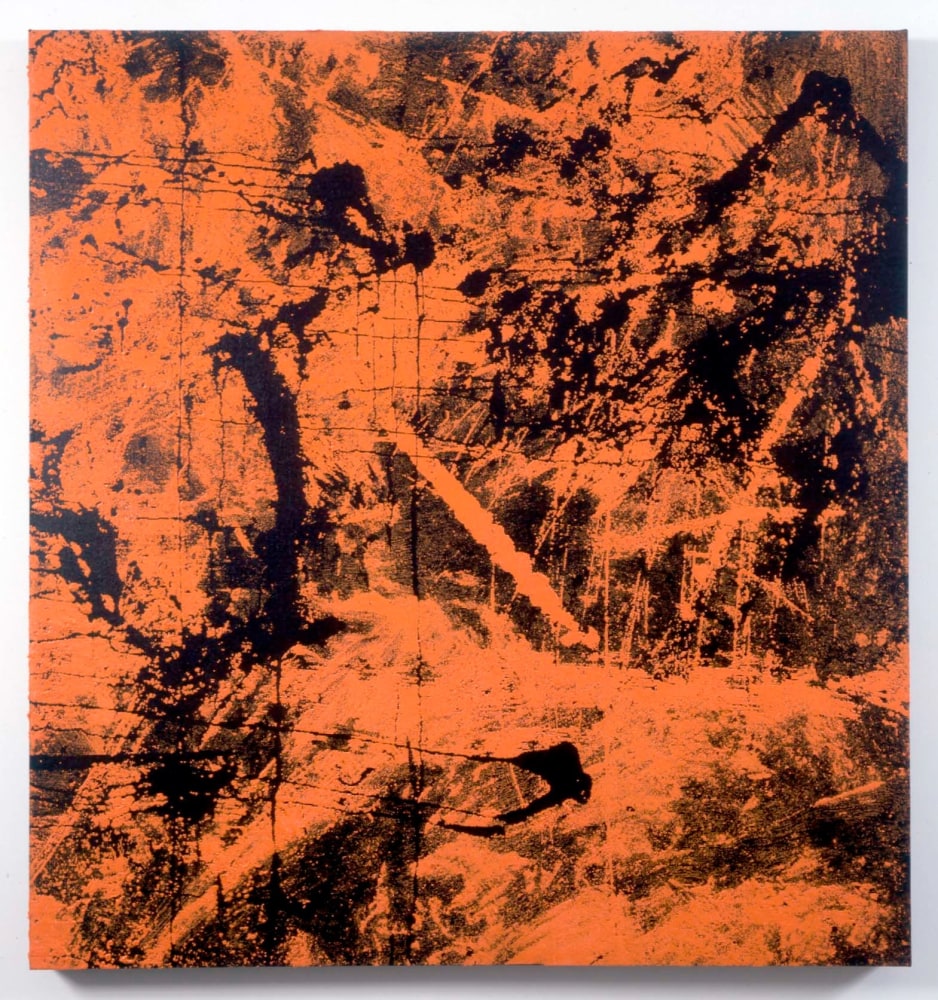 Rudolf Stingel "Untitled" 1997 Oil on canvas 46" x 43"