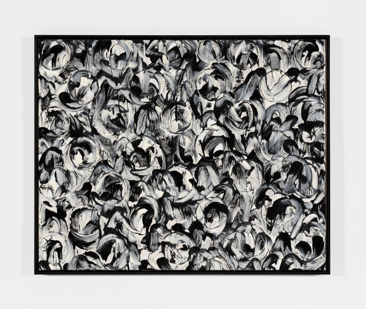 Julian Lethbridge Untitled, 2015 oil and pigment stick on linen mounted on masonite 29 x 36 in. (73.7 x 91.4 cm) Framed Dimensions: 30 x 37 x 2 1/4 in. (76.2 x 94 x 5.7 cm)
