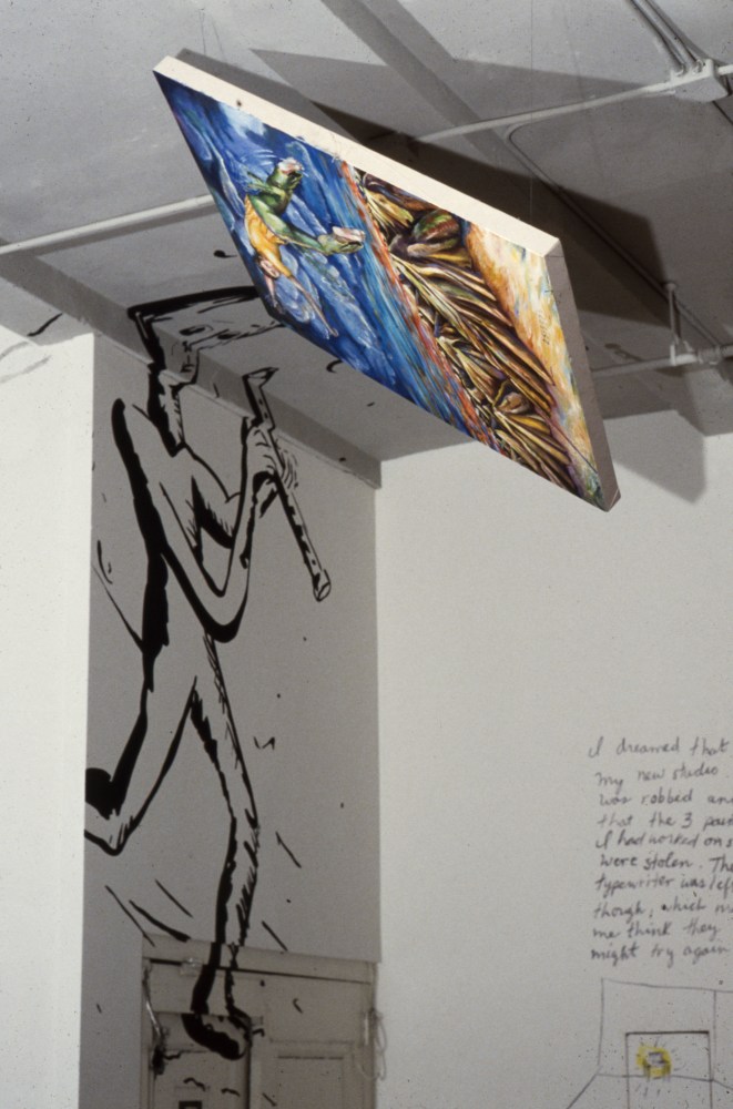 Installation view, Jonathan Borofsky, Paula Cooper Gallery, 155 Wooster Street, New York, March 10 - April 7 1979. © Jonathan Borofsky. Courtesy Paula Cooper Gallery, New York. Photo: Geoffrey Clements.