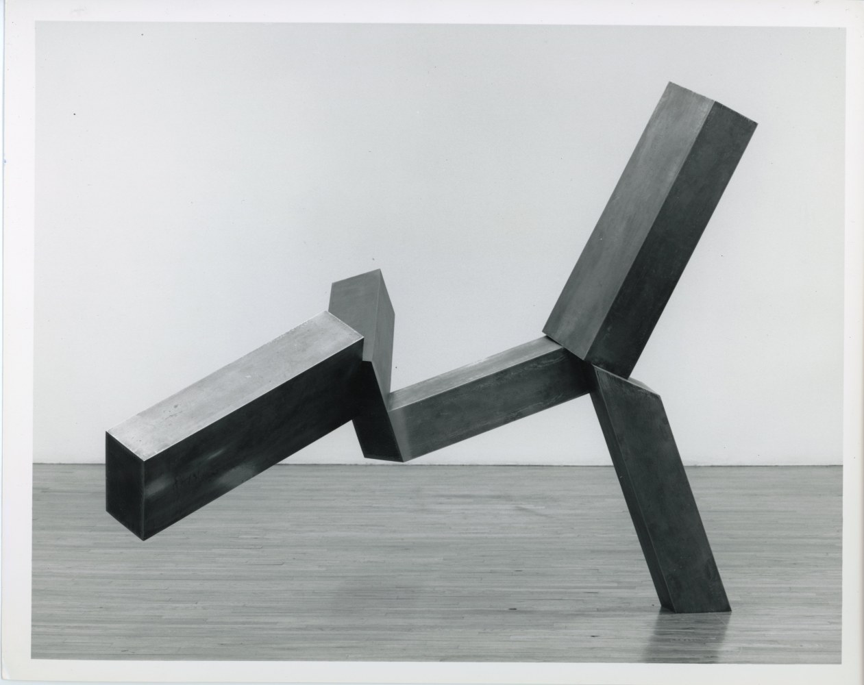 Joel Shapiro &quot;Untitled&quot; 1989 Cast bronze 65&quot; x 77&quot; x 62 1/2&quot;