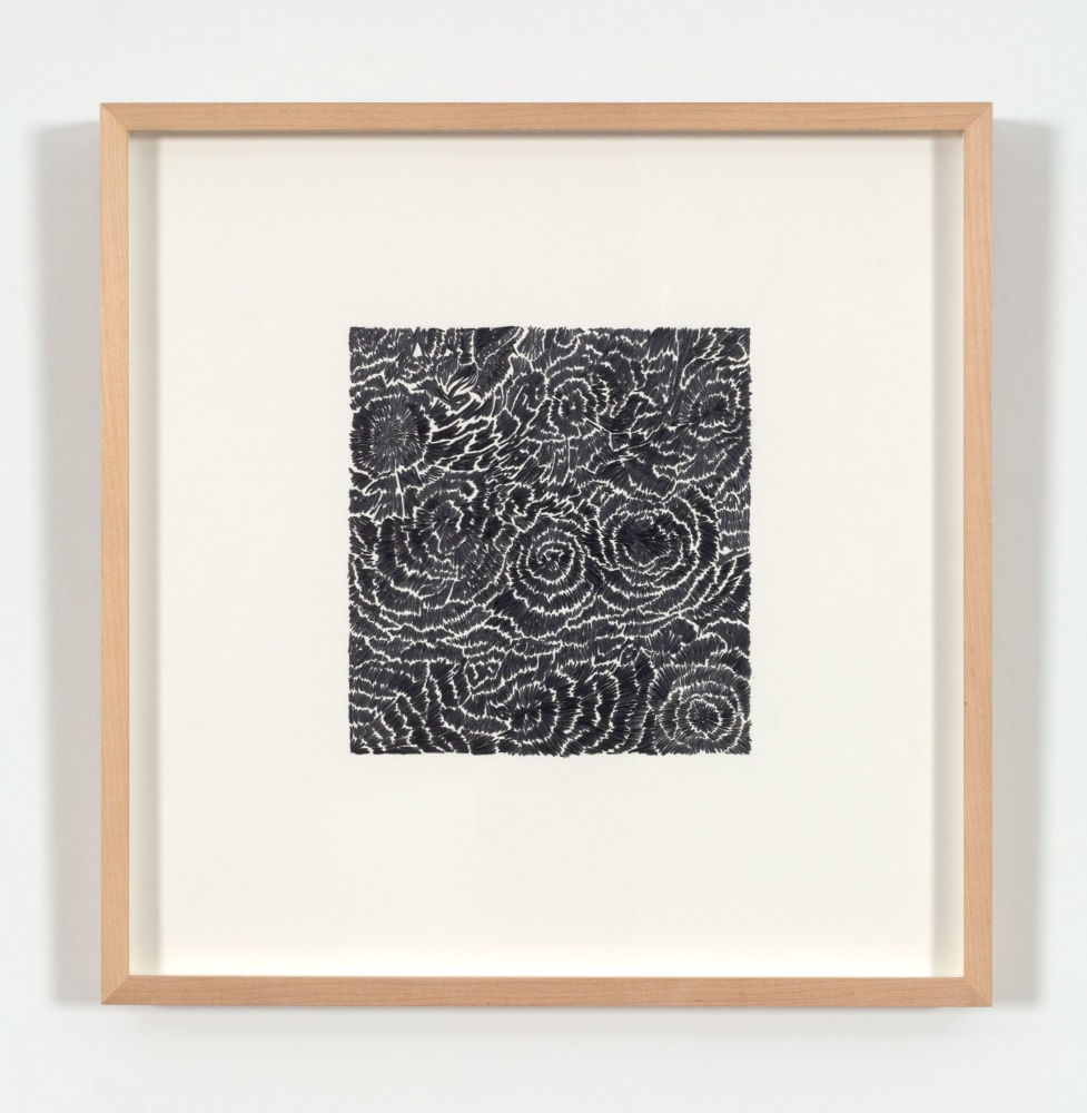 Bruce Conner UNTITLED, June 11, 1991 graphite on paper 15 1/8 x 14 7/8 in. (38.4 x 37.8 cm) framed: 15 3/4 x 15 1/2 in. (40 x 39.4 cm)
