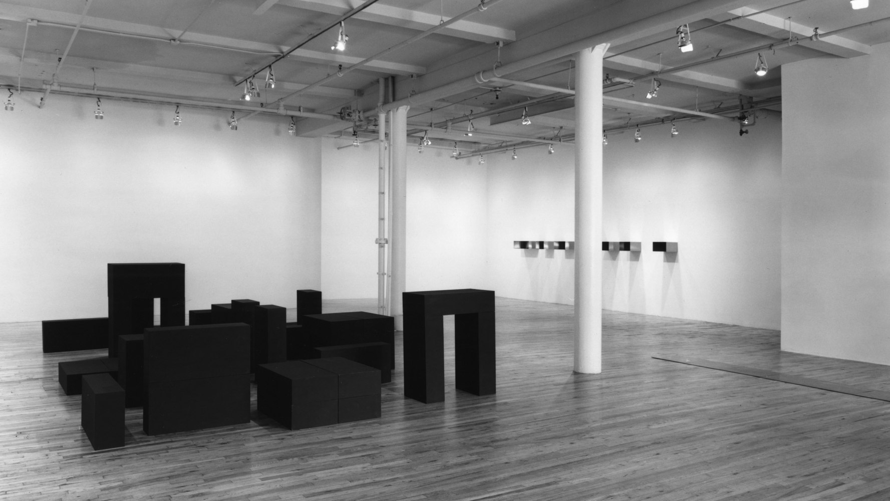 Installation view, Group Show, Paula Cooper Gallery, 155 Wooster Street, New York, May 24 - June 22, 1984. Photo: Geoffrey Clements.