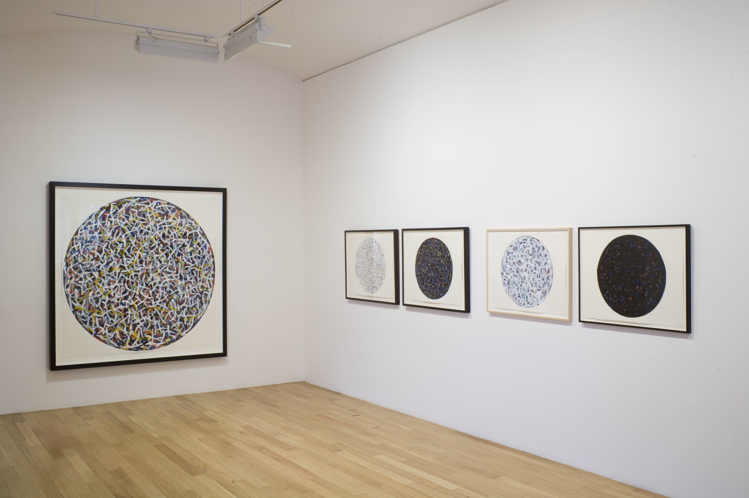 Installation view, Works on Paper, Paula Cooper Gallery, 465 W 23rd Street, New York. May 8 - June 19, 2009. © 2025 The LeWitt Estate / Artists Rights Society (ARS), New York. Courtesy Paula Cooper Gallery, New York.