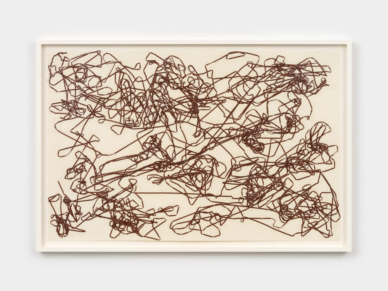 Christian Marclay
Untitled (from the series Taped Tape), 1994
collage of magnetic tape and adhesive tape on paper
26 x 40 in. (66 x 101.6 cm)
frame: 28 3/4 x 42 3/4 in. (73 x 108.6 cm)
&amp;copy; Christian Marclay. Courtesy Paula Cooper Gallery, New York
Photo: Steven Probert

크리스찬 마클레이
Untitled (from the series Taped Tape), 1994
종이에 자기 테이프와 접착 테이프 콜라주
26 x 40인치(66 x 101.6cm)
프레임: 28 3/4 x 42 3/4인치(73 x 108.6cm)
&amp;copy; Christian Marclay. Courtesy Paula Cooper Gallery, New York
Photo: Steven Probert