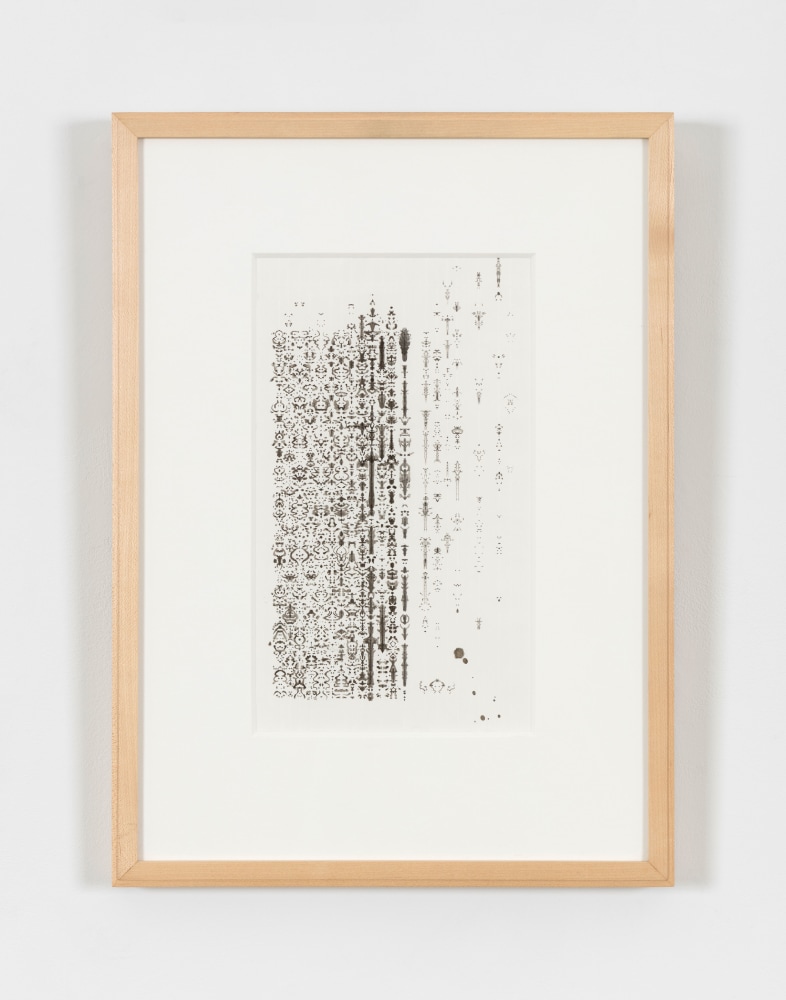 Emily Feather and Friend Miguel A, 2004 ink on paper image: 11 1/2 x 7 3/8 in. (29.2 x 18.7 cm) paper: 12 x 8 in. (30.5 x 20.3 cm) frame: 18 1/2 x 13 1/2 x 1 1/4 in. (47 x 34.3 x 3.2 cm)