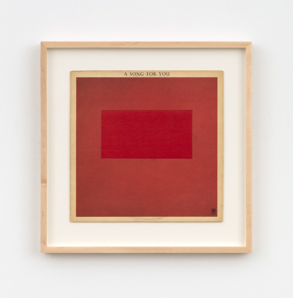 Christian Marclay Untitled (from the series "Imaginary Records"), 1989 altered record cover frame: 17 x 17 x 1 1/2 in. (43.2 x 43.2 x 3.8 cm)