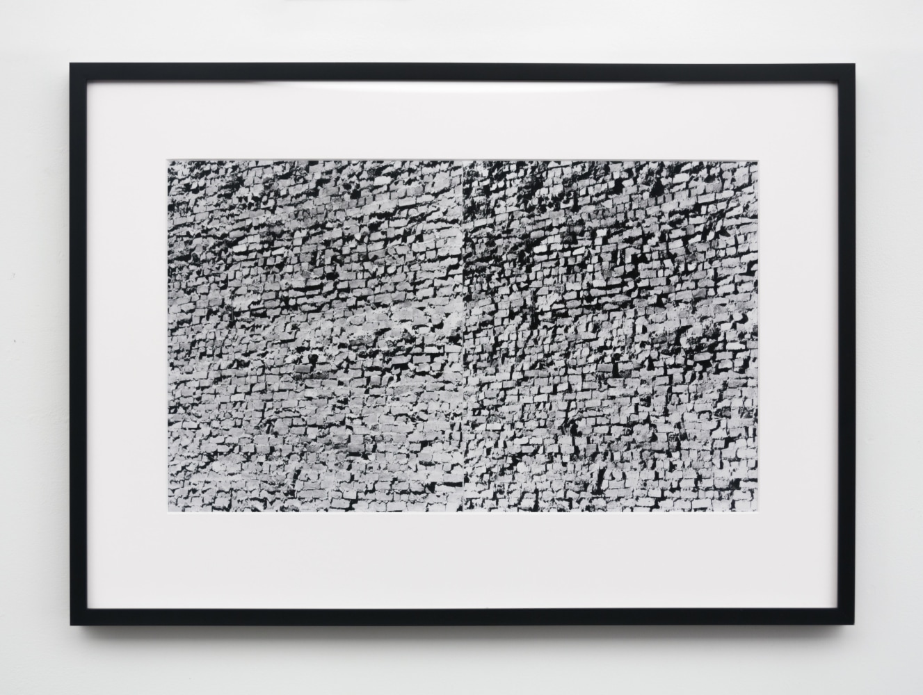 Brick Wall, (detail), 1977/2010 Sixteen digital exhibition prints each board 14.5 x 23 1/2 in. (36.8 x 59.7 cm) image: 10 5/8 x 17 11/16 in. (27 x 44.9 cm) framed each: 16 3/4 x 23 3/8 x 1 1/4 in. (42.5 x 59.4 x 3.2 cm)