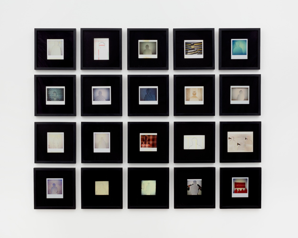 Walid Raad Hostage: The Bachar Polaroids, 2011 20 inkjet prints 7 7/8 x 7 7/8 in. (20 x 20 cm), Edition of 7, 2 AP