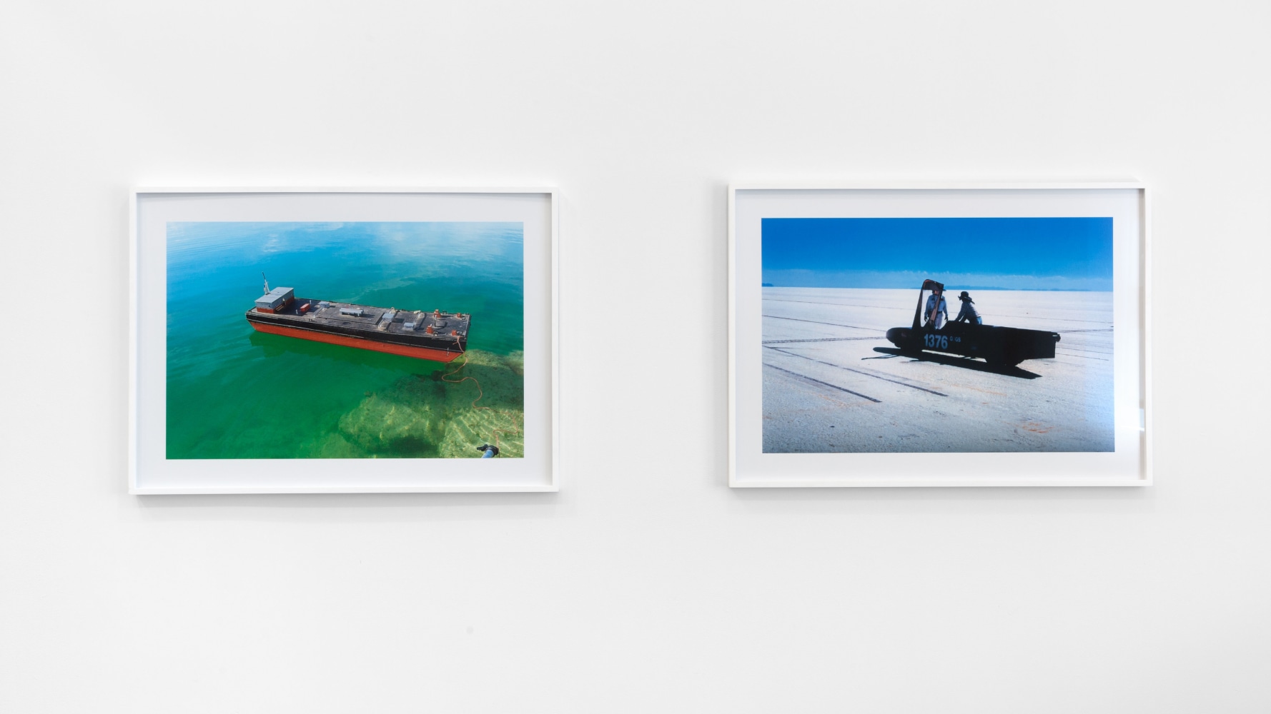 Installation view, Sophie Calle, Hans Haacke, Robert Grosvenor, Robert Gober, Christian Marclay, Carey Young, Photographs, March 26 – April 23, 2016