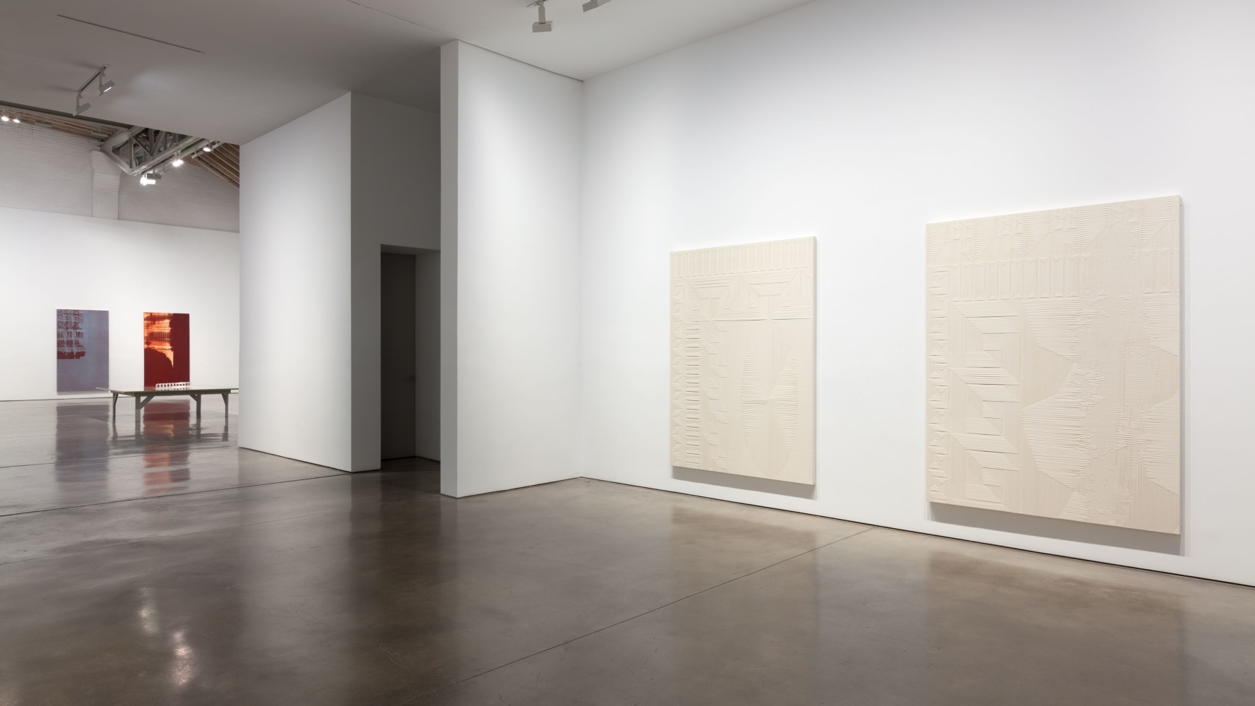 Installation view, Tauba Auerbach, Projective Instrument, January 9 – February 13, 2016