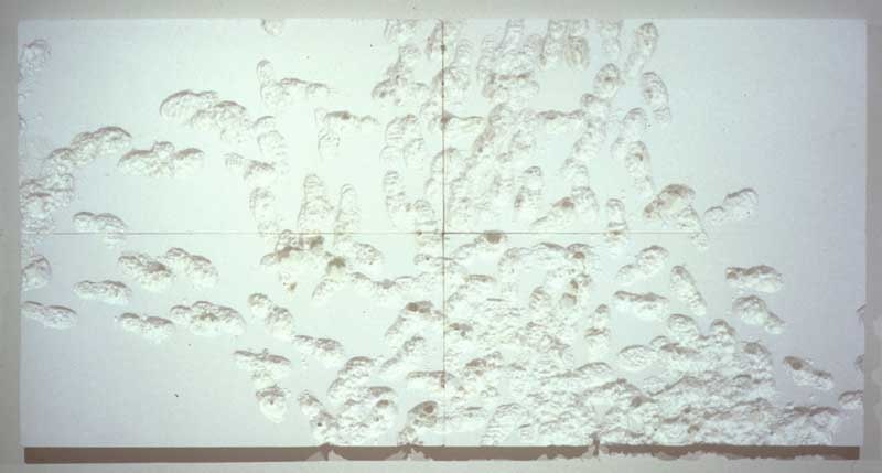 Rudolf Stingel "Untitled" 2000 Styrofoam 48 x 96 x 4"
