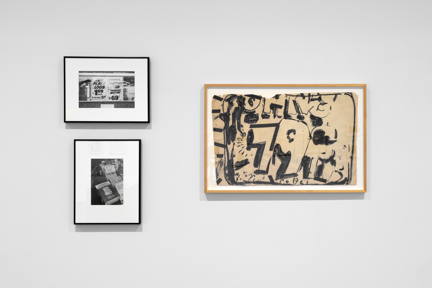 Installation view, Peter Moore & Claes Oldenburg New York Streets & Signs, Paula Cooper Gallery, New York, April 17 – June 14, 2025. Photo: Steven Probert