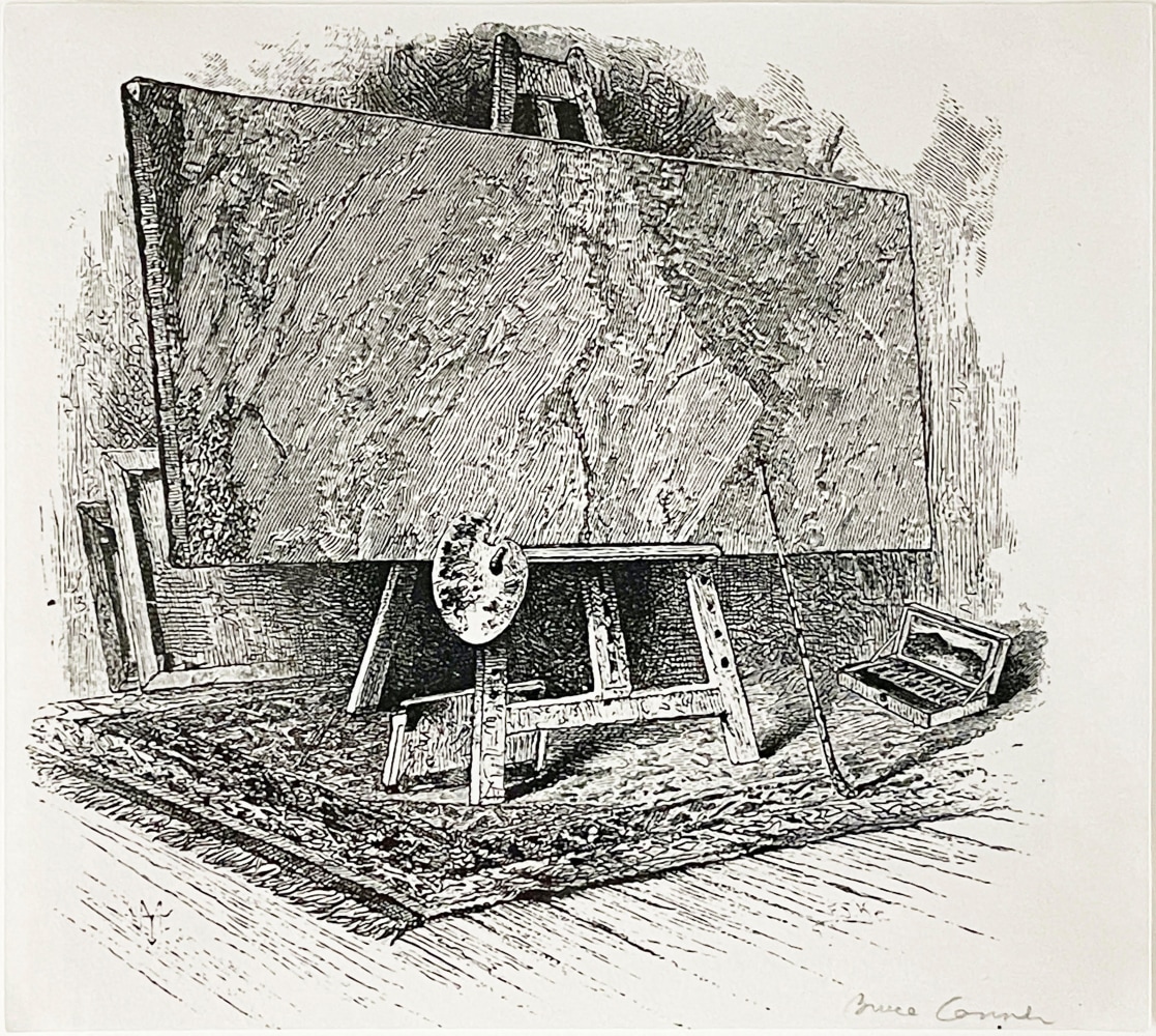 Bruce Conner UNTITLED, c. 1990 photocopy collage 4 1/2 x 5 in. (11.4 x 12.7 cm) frame: 11 3/4 x 12 in. (29.8 x 30.5 cm)