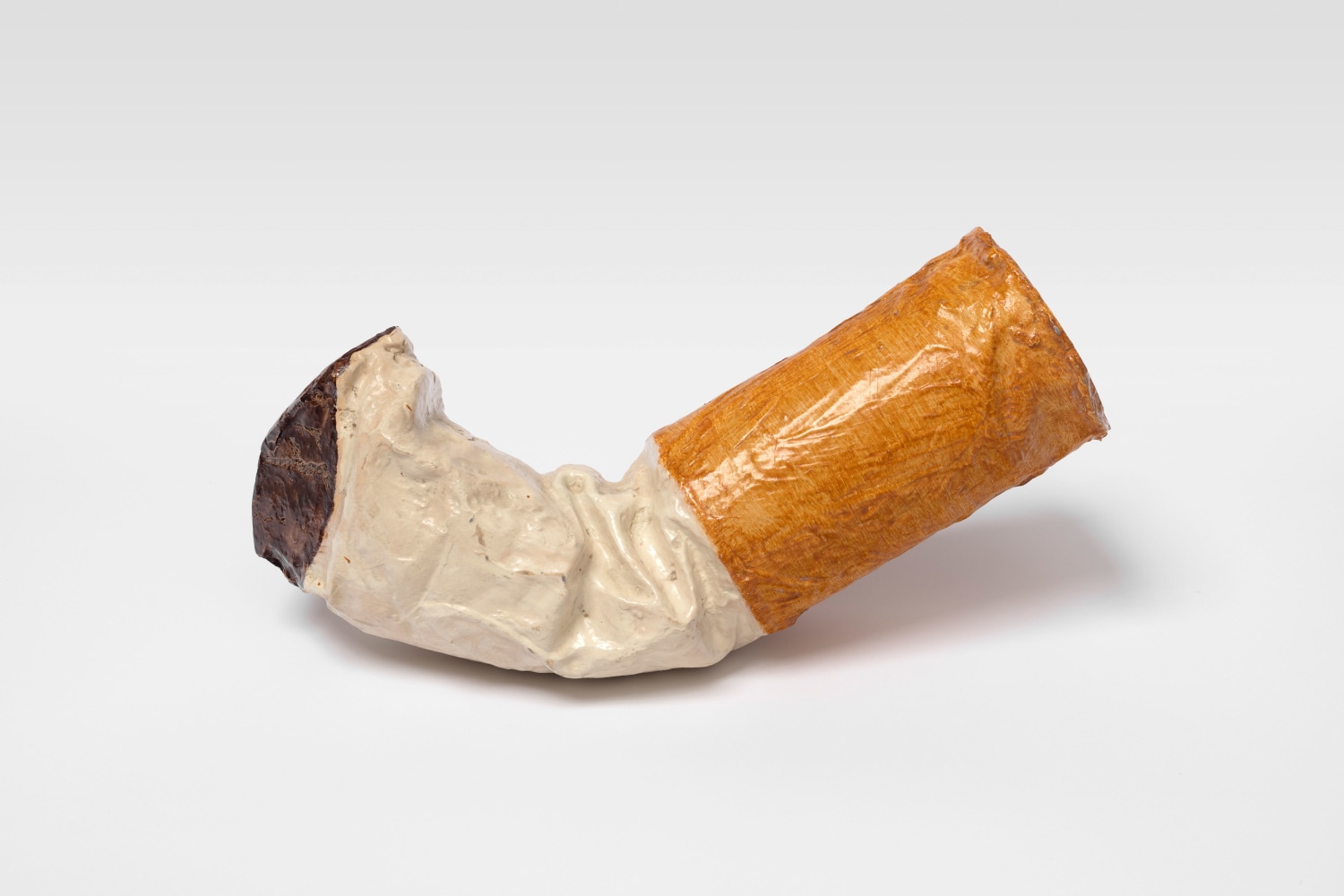 Claes Oldenburg &amp; Coosje van Bruggen Fagend Study, Prototype, 1976 cast aluminum painted with enamel 10 x 18 1/2 x 9 1/4 in. (25.4 x 47 x 23.5 cm)